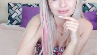 Playful Blonde Babe Tempts You with Her Pussy