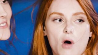 VIXEN Super Sexy redheads seduce bartender while on vacation