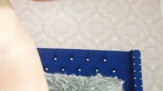 Petite Babe Gets Her Tight Ass Fucked With A Big Dildo