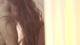 spanish beauty cums on hard cock
