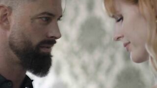 Redhead Tgirl Lianna gets analed in motel