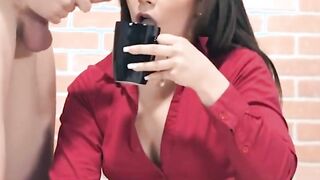 hot chick kimber woods getting her mouth works