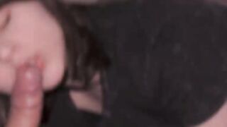 Close up Blowjob and Huge Cum in my Mouth