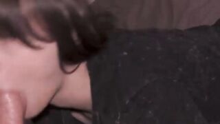 Close up Blowjob and Huge Cum in my Mouth