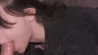 Close up Blowjob and Huge Cum in my Mouth