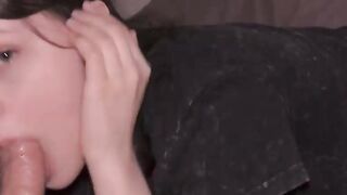 Close up Blowjob and Huge Cum in my Mouth