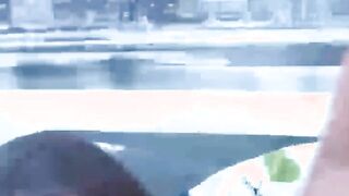 Big tits Latina in thong masturbates on webcam