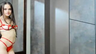 Skinny Babe Naughty Teases Orgasm