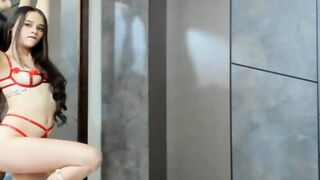 Skinny Babe Naughty Teases Orgasm