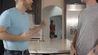 Wet TS Tori Easton analed by husbands bff