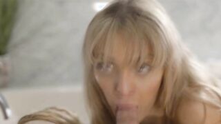 Wet TS Tori Easton analed by husbands bff