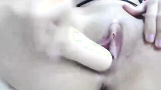Wild Latina Pleasures Her Hole