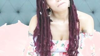 tight ebony teen stuffed with white cock