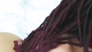 tight ebony teen stuffed with white cock