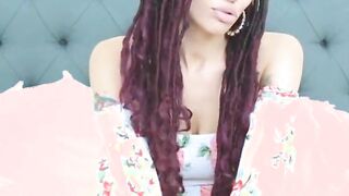 tight ebony teen stuffed with white cock
