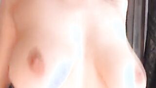 Big Tits Babe fucking her tight pussy