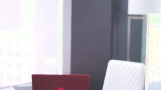 she finally has a reason to be gaped at work 2
