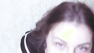 POV Blowjob from Russian Slutty Girlfrie