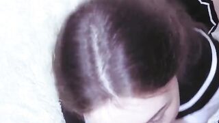 POV Blowjob from Russian Slutty Girlfrie
