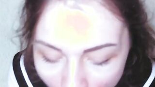 POV Blowjob from Russian Slutty Girlfrie