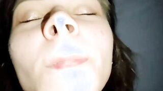 Just Fucked and Fed her with Cum