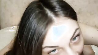 She Loves to Ride a Dick and get Cum on her Face POV