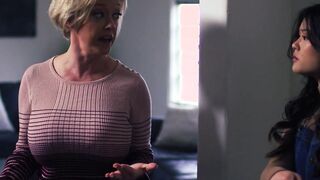 Asian teen spanked hard by a mature lady