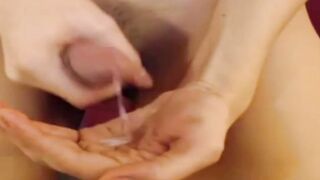 Hot Ladyboy Faps Her Huge Cock