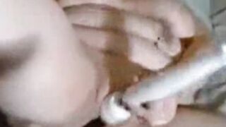 Fat Kyra always ends the day in a horny way