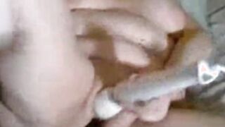 Fat Kyra always ends the day in a horny way
