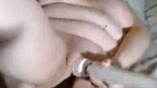 Fat Kyra always ends the day in a horny way