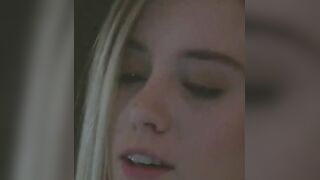 horny girl sucks cock before wild gonzo sex