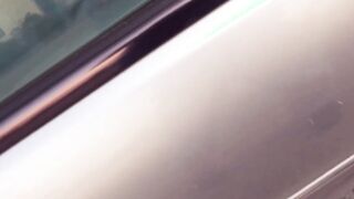 Real Outdoor Vehicle pick up date with german blonde street bimbo