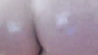 Stepsister loves dildo deep inside her tight asshole