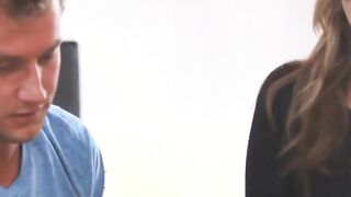 teen couple gets sex lessons from hot mom