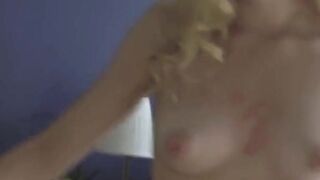 hot blonde is hungry for big cock