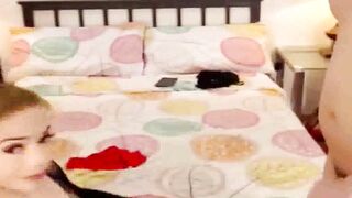 Hot Shemale Duo Enjoys Pleasuring Each Other Dick