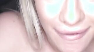 busty blonde latina mila marx sucks my huge cock