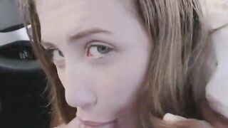 cute freckled stepsister gets filled up with cu