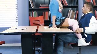 Long Titties at School - Cum Credits movie starring Cali Carter and Xander Corvus