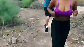 Baby Get Tits - Best Jog Ever video starring Daya Knight and Danny D