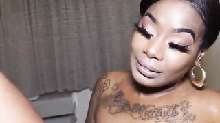 damm Cokaiine Staxxx has a fat ghetto butt getting banged long ebony penis french