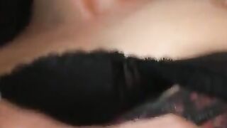 He cums inside her incredible pussy