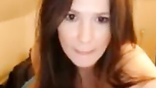Busty MILF having fun with toys masturbating