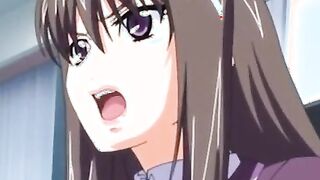 Beautiful college girl in uniform has passionate sex