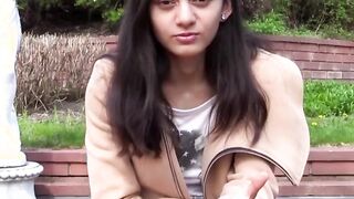 LETSDOEIT Hottie Ukrainian Shrima Malati Plays With Her Pussy