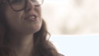Geek teen Leana Lovings fucked by bff gf