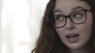 Geek teen Leana Lovings fucked by bff gf