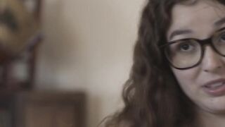 Geek teen Leana Lovings fucked by bff gf
