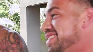 LETSDOEIT sexy Ariana Marie Hard Trio Affair With Rich Boys